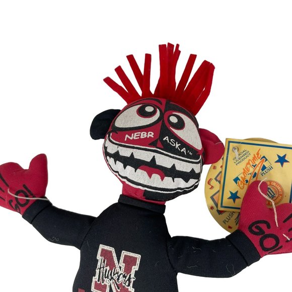 Gametime Nebraska Cornhuskers Home State Face Paintin Fanatic Plush Doll Stuffed - Picture 4 of 10